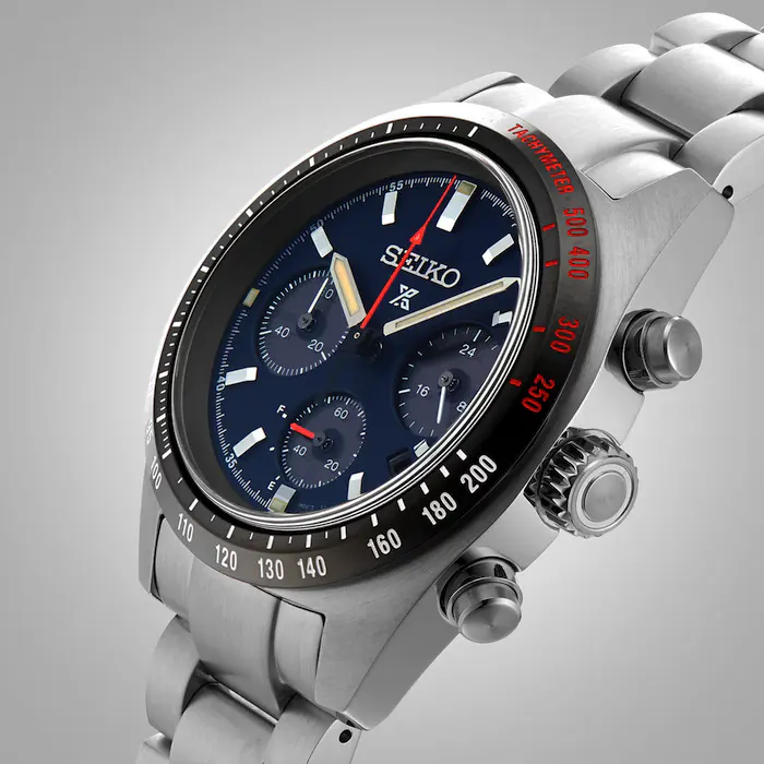 Seiko Prospex Speedtimer Solar Blue Dial Men’s Watch- SSC815P1